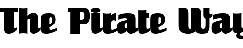 Font : Salut-Regular 2 Custom Text : The Pirate Way Test your own text here Click to download or to view this font on a tshirt that can be custom printed in Bali